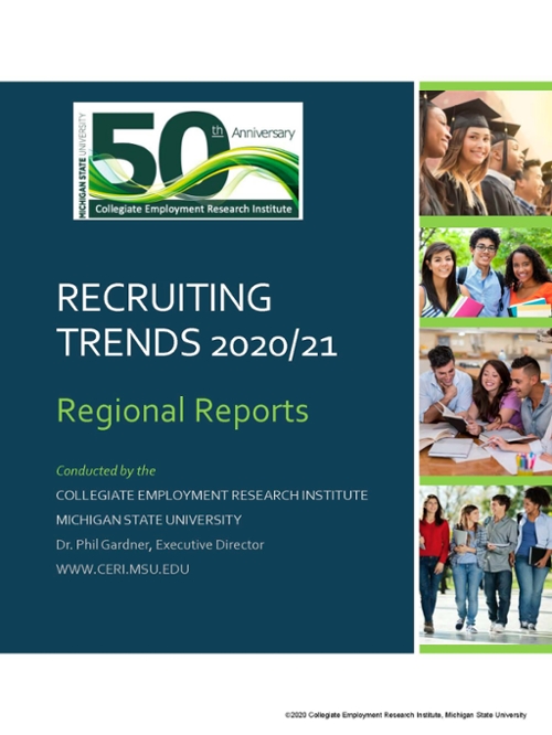 cover image for recruiting trends 2020 regional reports
